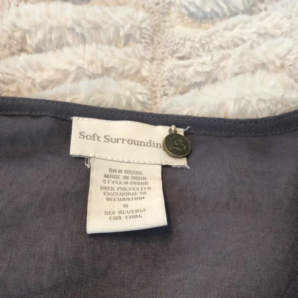 Soft Surroundings Sheer Beaded Cardigan - Picture 5 of 13